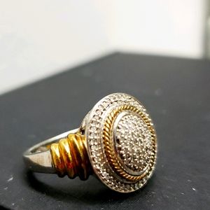 Affinity Diamond 18k clad Sterling 1/4ct tw